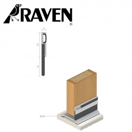Raven RP26 Door Bottom Seal Bronze 1M